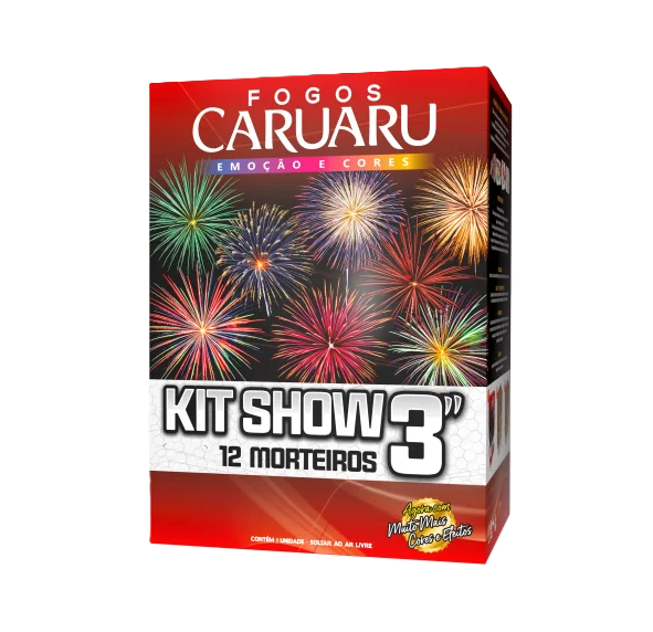 Kit Show 3" - 12 morteiros Caruaru